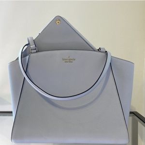 Kate Spade Brim Large Leather Tote with Detachable Laptop Sleeve